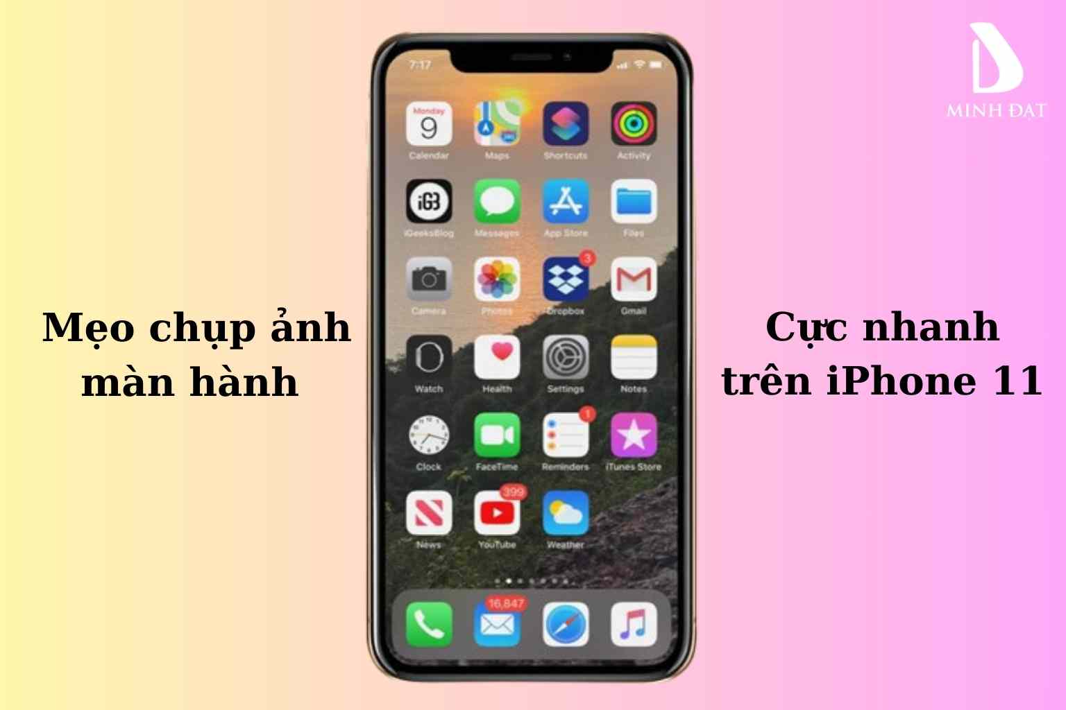 Các cách chụp màn hình bằng iPhone 11 đơn giản nhất