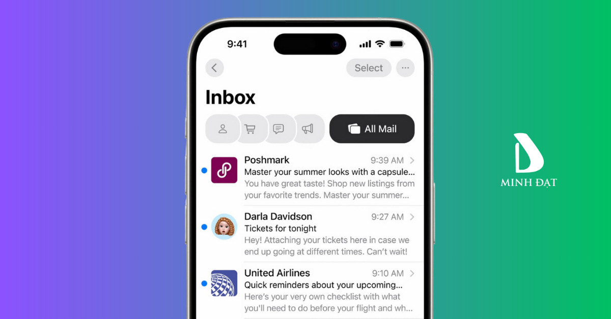 Mail IOS 18