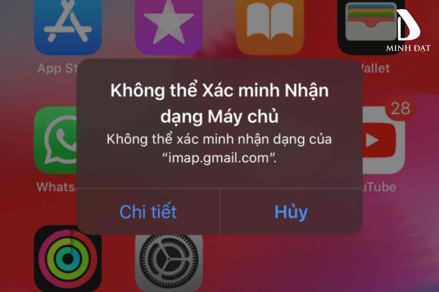 iPhone không xác minh nhận dạng máy chủ? Mẹo sửa lỗi cực nhanh