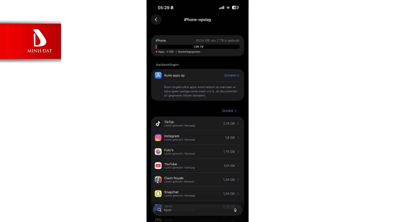  iPhone 17 pro max dung lượng 2TB cao cấp