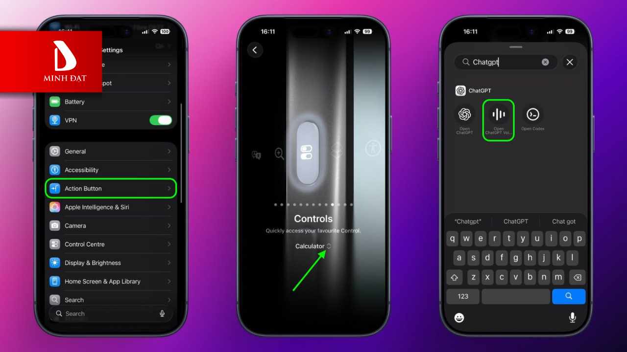 2. Hướng Dẫn Cài Đặt ChatGPT Vào Nút Hành Động