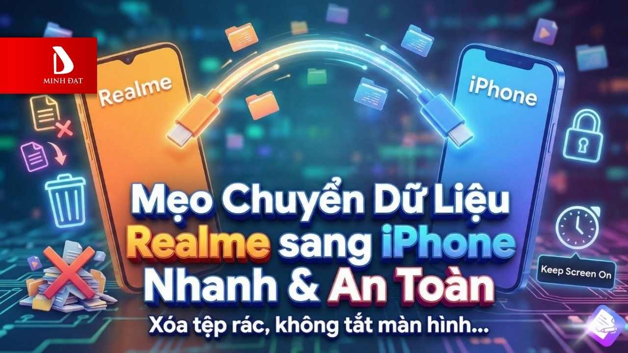 Cách chuyển dữ liệu từ realme sang iPhone cực nhanh cho người mới