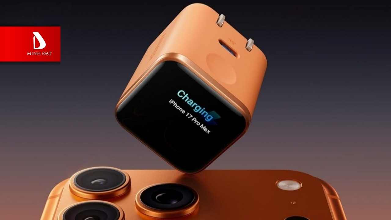 Sạc Anker Nano 45W phiên bản màu cam được ra mắt giống iPhone 17 Pro