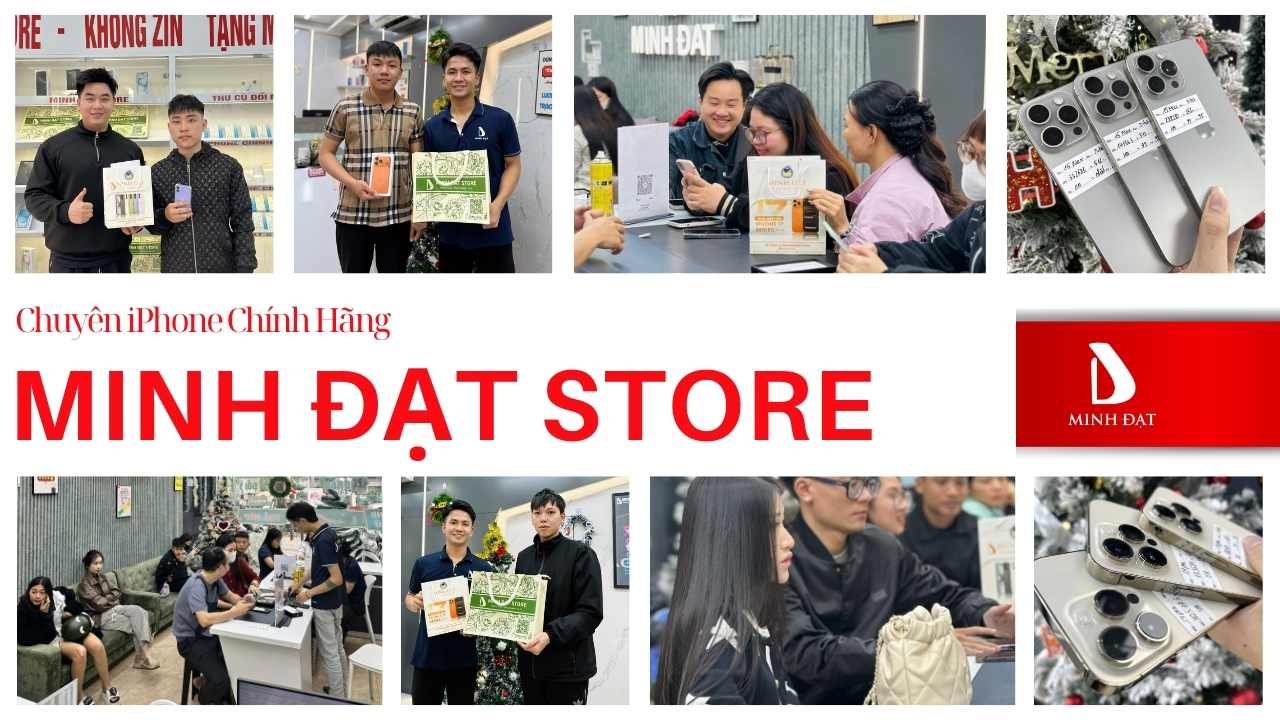 Cửa hàng iPhone Minh Đạt Store Hải Phòng hỗ trợ Bán trả góp 0%, Máy Zin 100%.
