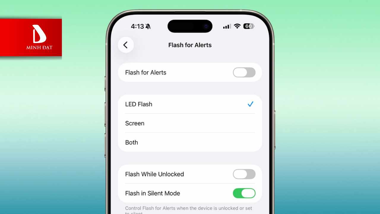 Cách làm cho iPhone nhấp nháy khi hiện thông báo cực dễ