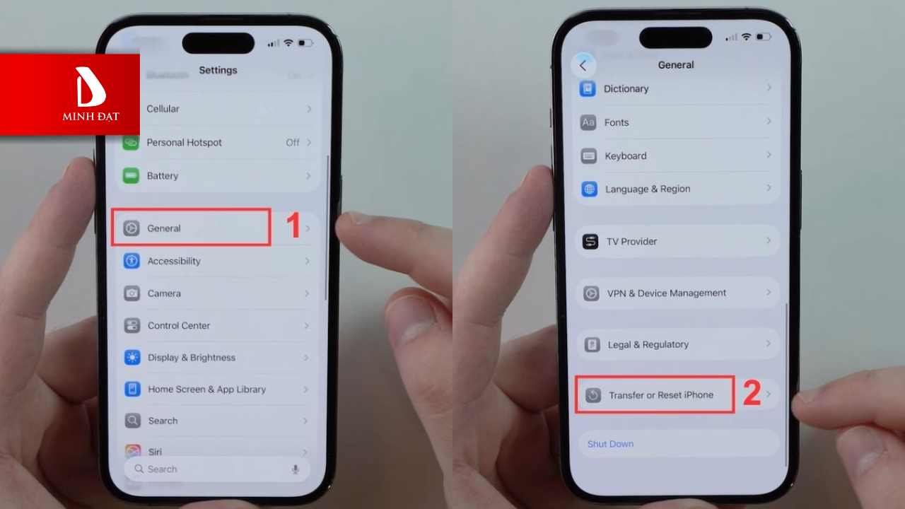 Cách Tự Khắc Phục iPhone Bị Lỗi Camera Sau Tại Nhà - Khôi phục cài đặt gốc