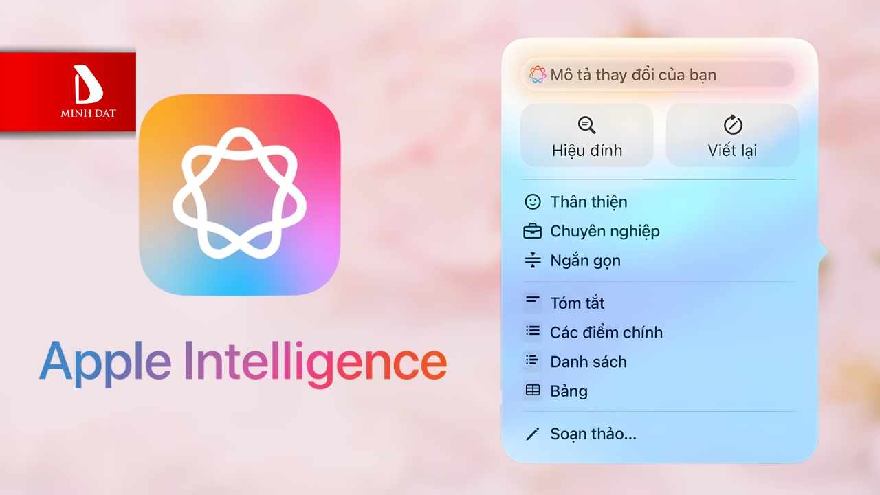 Bật mí 1 cách sử dụng công cụ viết của Apple Intelligence trên iPhone
