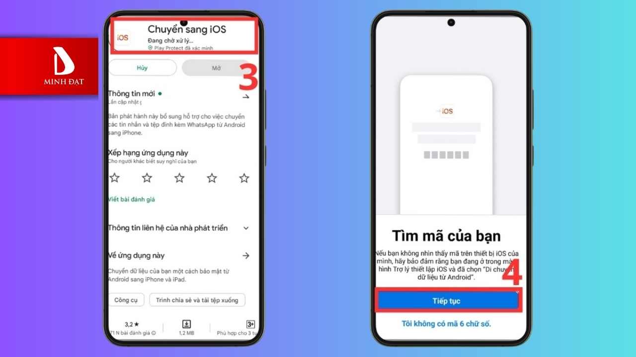 Cách chuyển dữ liệu từ realme sang iPhone cực nhanh cho người mới - Cách 1 sử dụng move to IOS