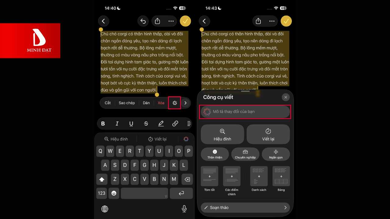 Hướng Dẫn Cách Sử Dụng Công Cụ Viết Trên iPhone