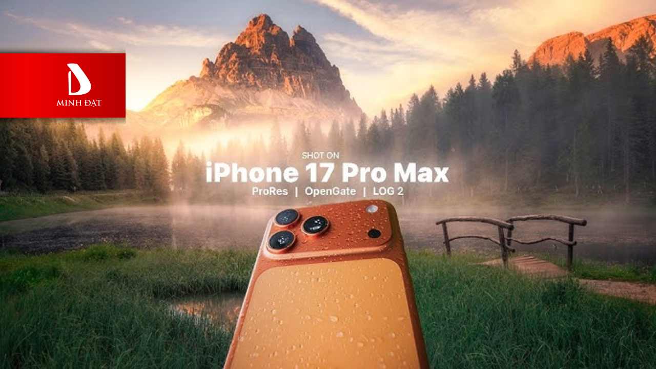 iPhone 17 Pro Max Và Khả Năng Quay Video ProRes RAW Log 2 và Zoom Quang 8 x