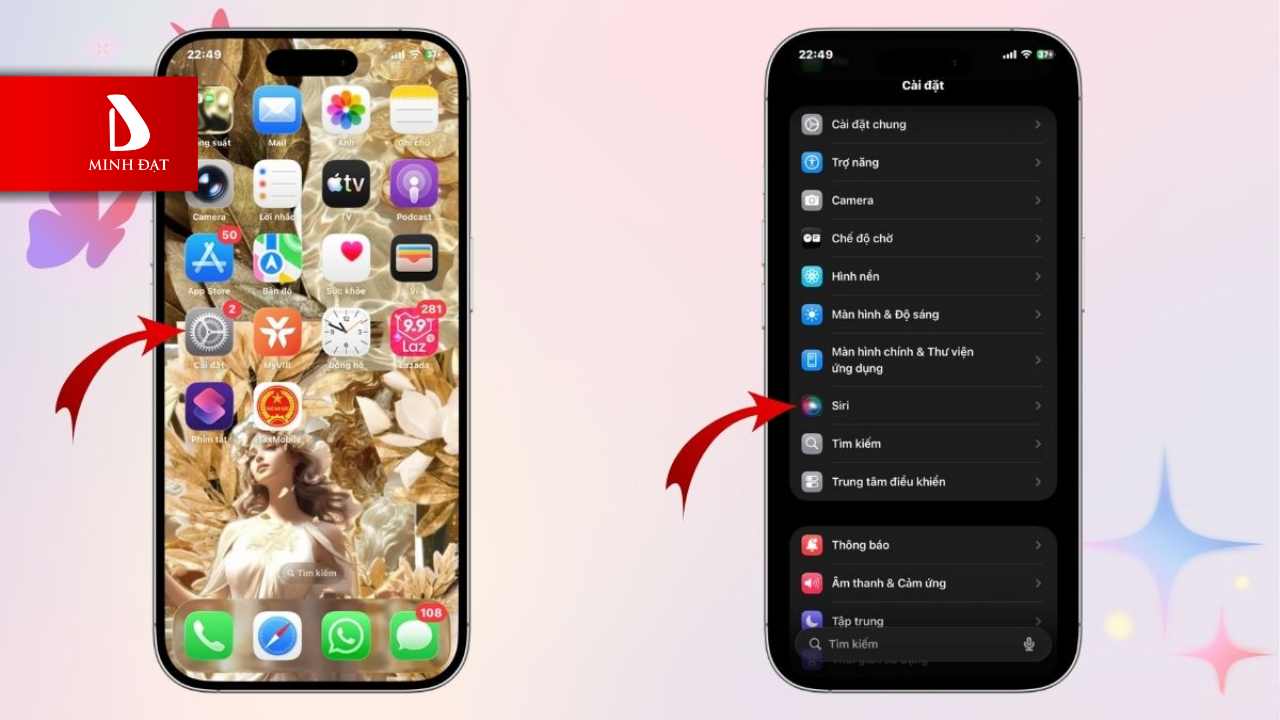 Hướng Dẫn Cách Bật Thông Báo Siri Chi Tiết