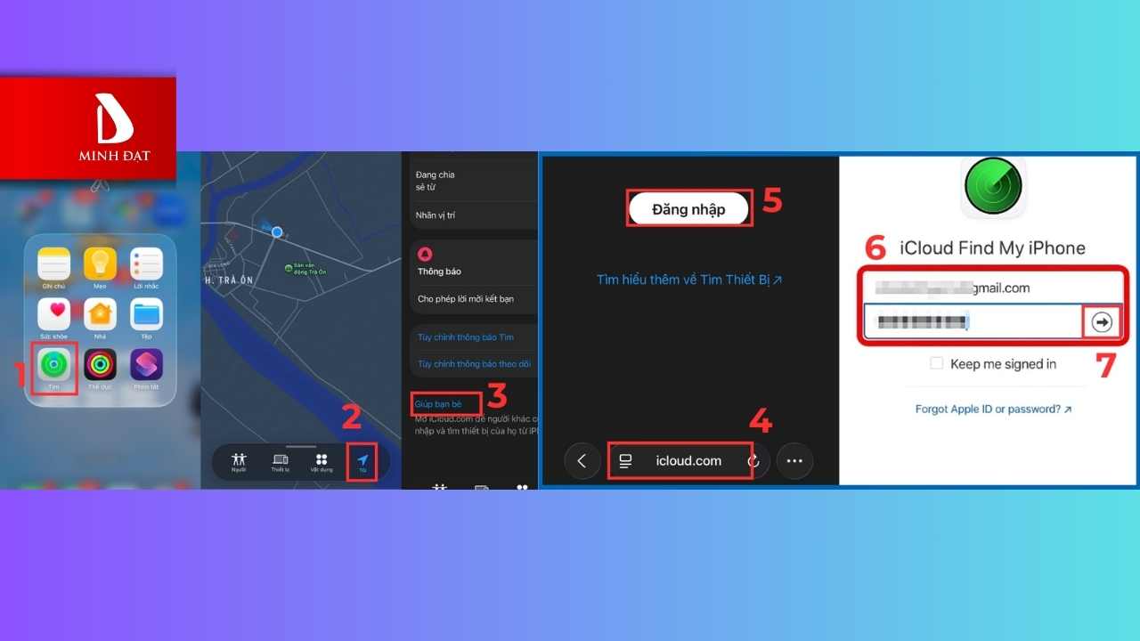 Tạo Định Vị iPhone Thông Qua Chia Sẻ Gia Đình (Family Sharing)