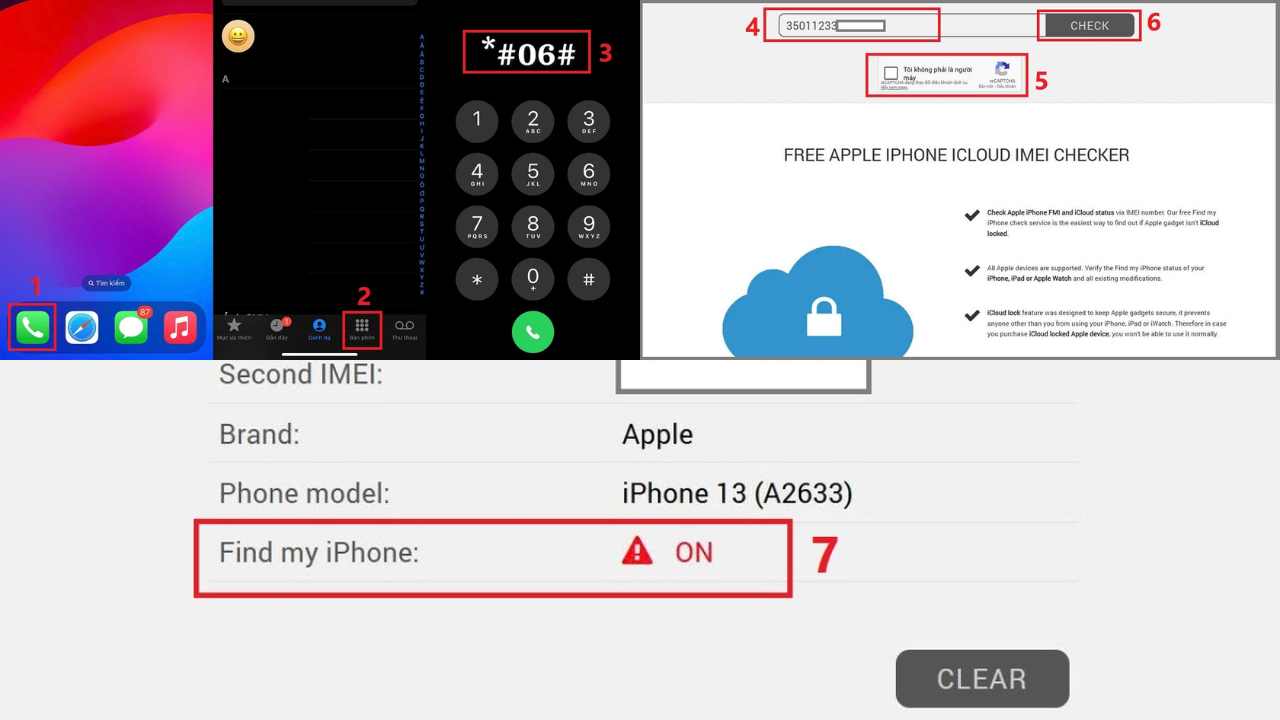 Cách Kiểm Tra iCloud Trên iPhone Cũ bằng Imei qua Website