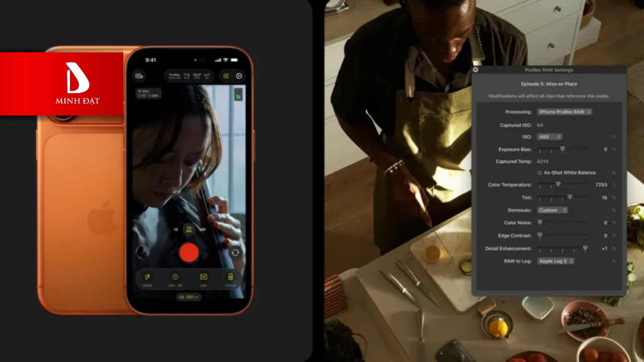 Kích Hoạt Định Dạng Quay/Chụp Chuyên Nghiệp (ProRes RAW & ProRAW)