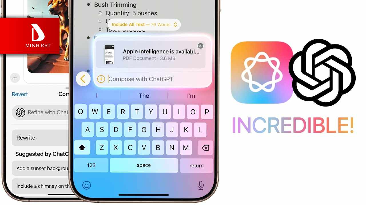 Liên kết Chat GPT với Apple Intelligence? Cách làm chỉ mất 2 Phút?
