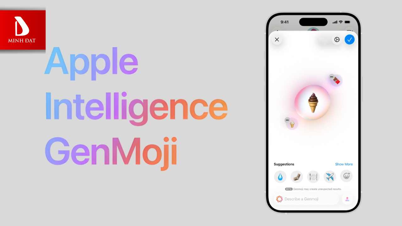 cách tạo Genmoji trên iPhone bằng Apple Intelligence cực hay