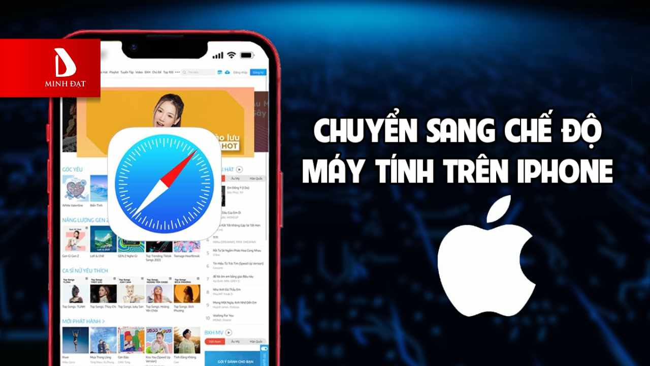 Mẹo chuyển sang chế độ máy tính trên iPhone cực nhanh chỉ vài bước