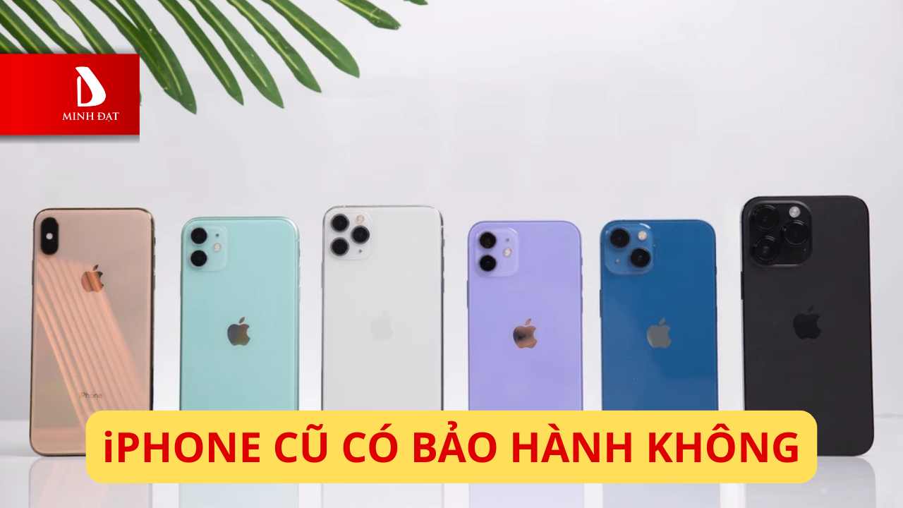 iPhone cũ có bảo hành chính hãng Apple không? Lưu ý khi mua iPhone cũ