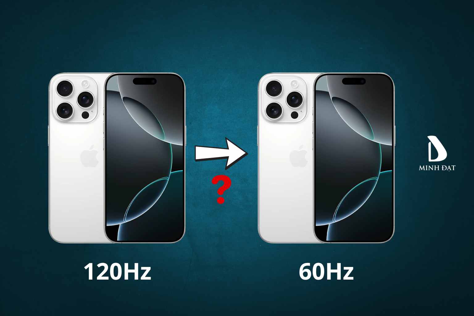 Hướng dẫn cách chuyển tần số màn hình iPhone từ 120hz xuống 60hz