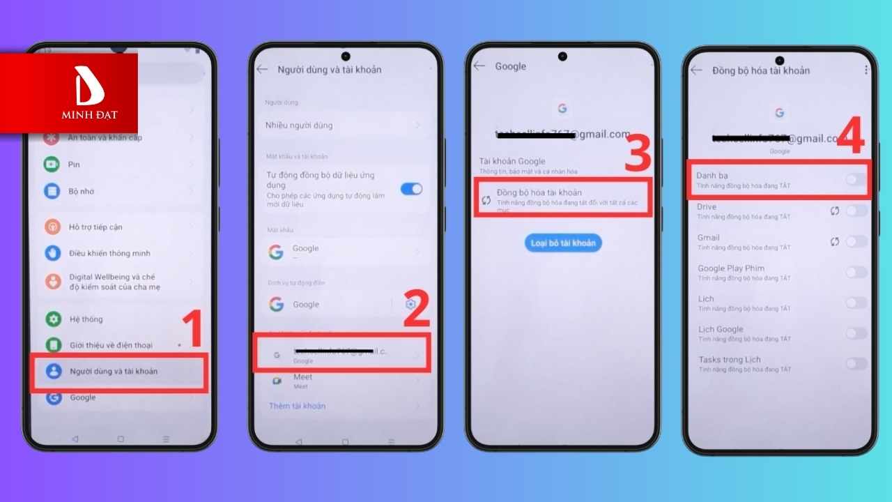 Cách đồng bộ danh bạ từ realme sang iPhone bằng Google