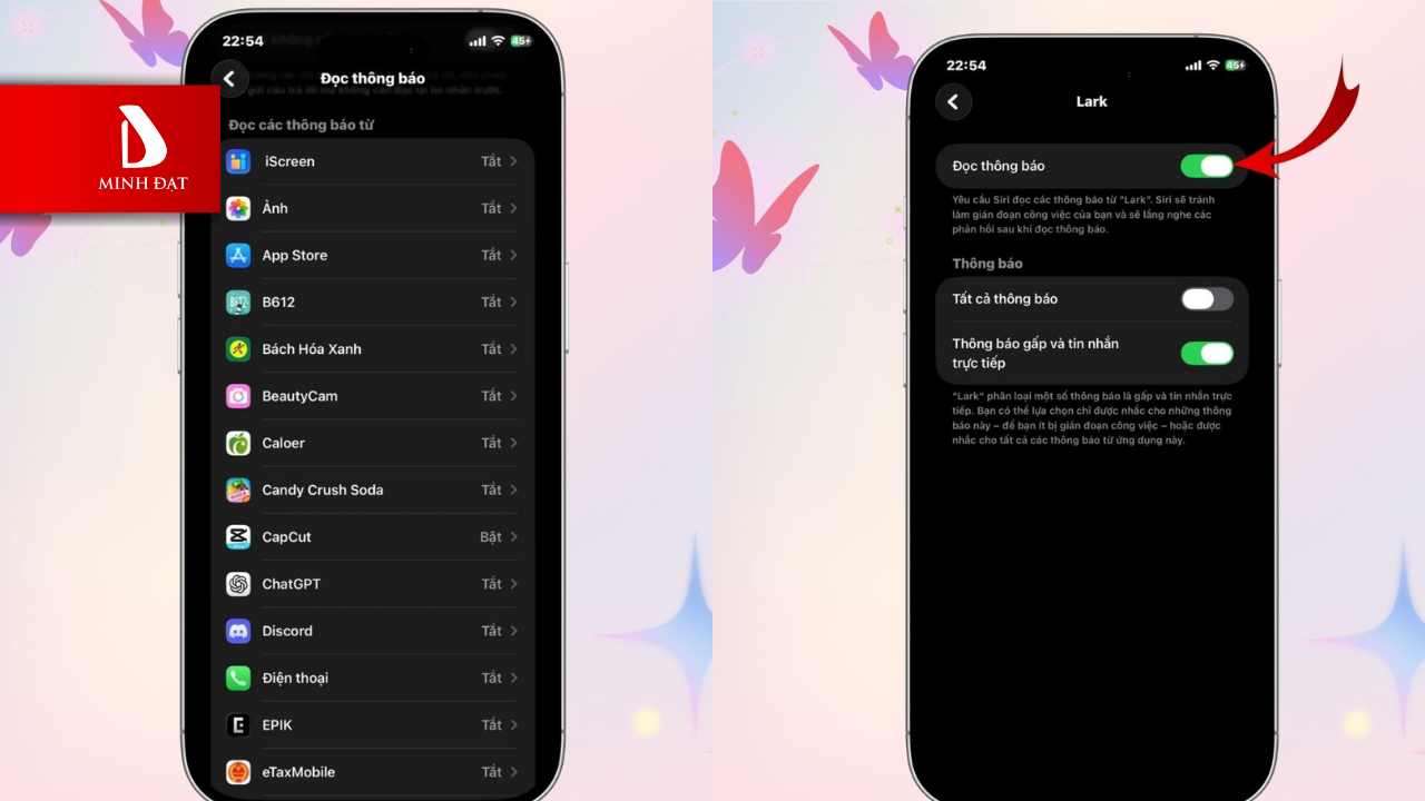 Hướng Dẫn Cách Bật Thông Báo Siri Chi Tiết
