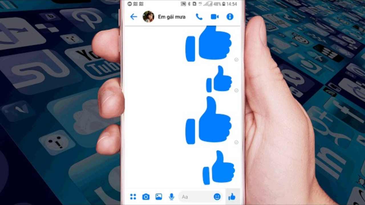 Cách Phóng To Icon Messenger (Biểu Tượng Cảm Xúc Nhanh)