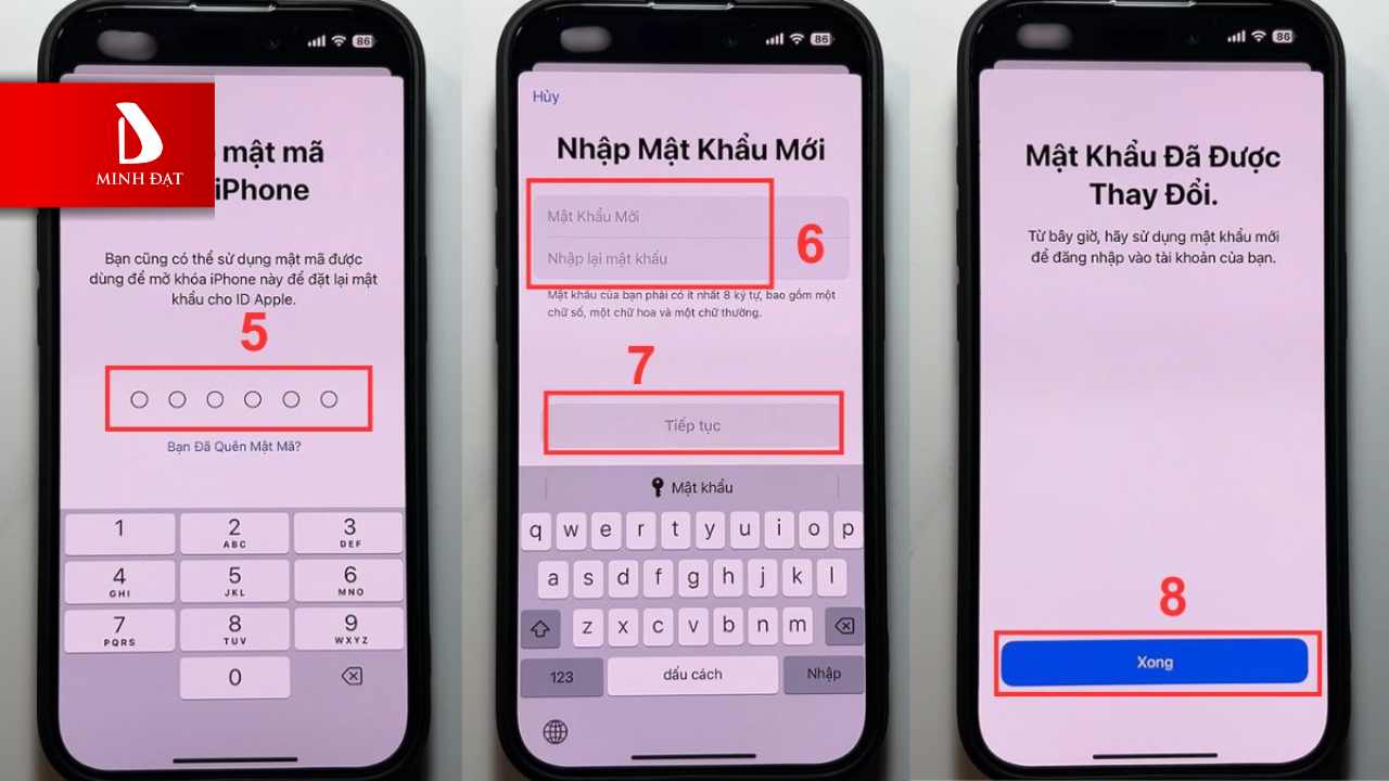 Xóa ID Apple Khi Quên Mật Khẩu
