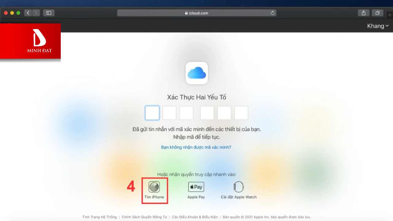 Xóa ID Apple Từ Xa Trên Website
