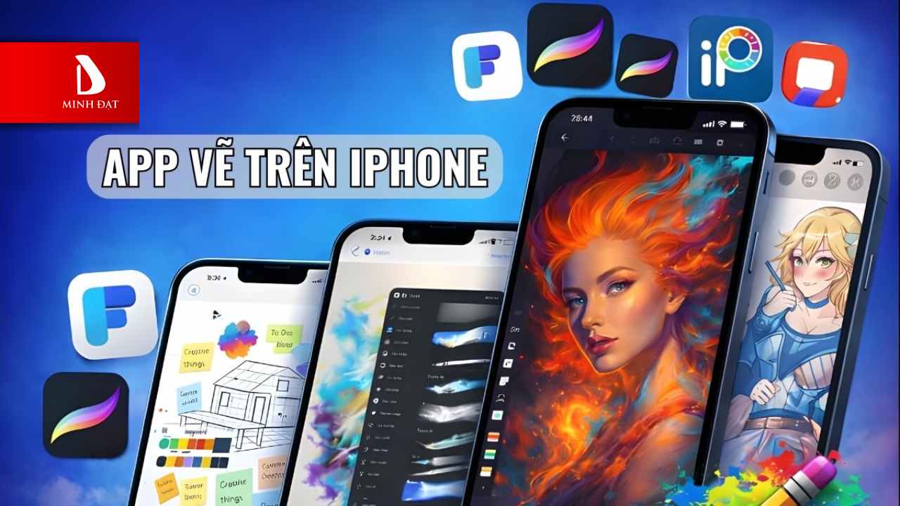 Top 12 ứng dụng vẽ trên iPhone phổ biến nhất hiện nay