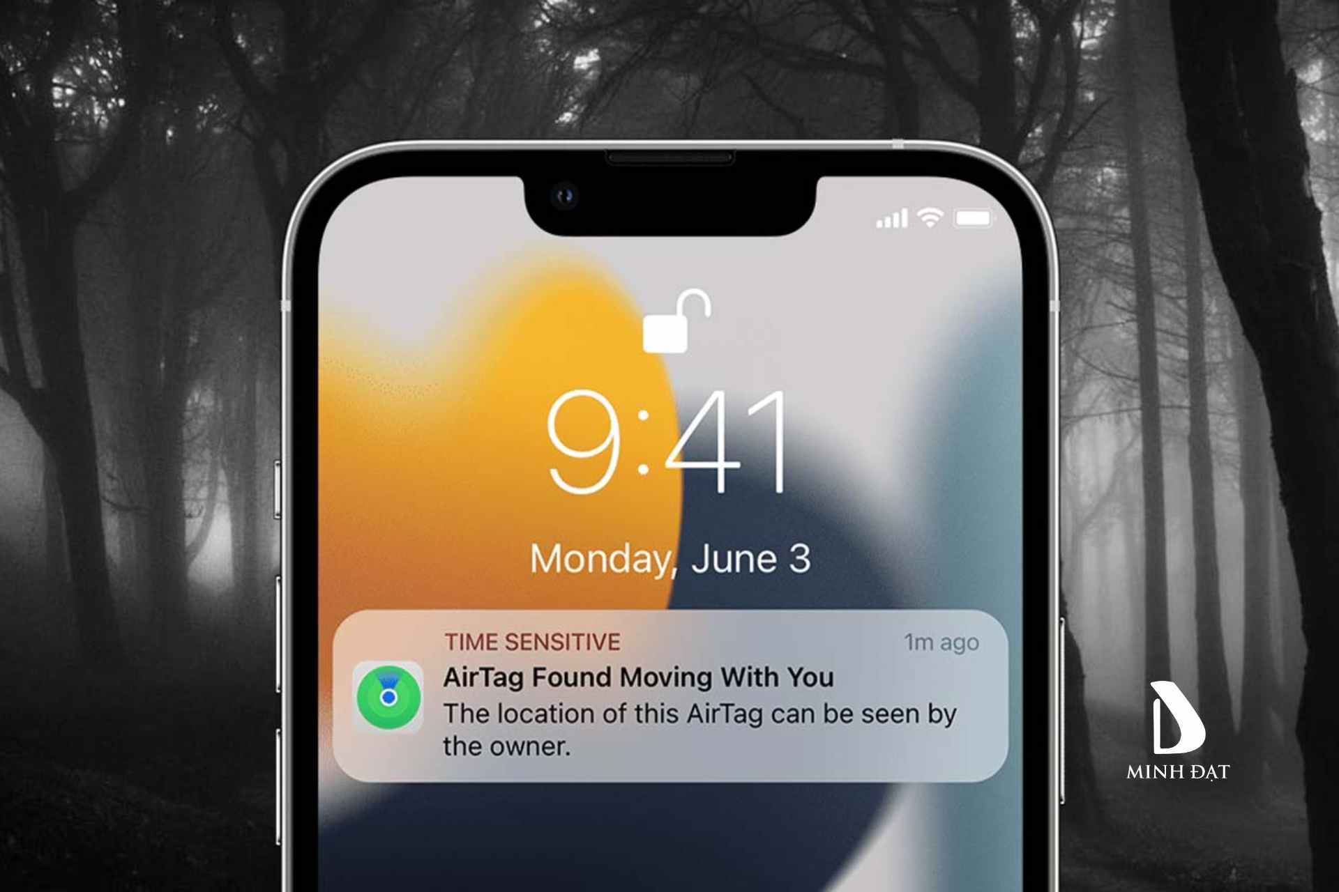 Dấu hiệu nhận biết iPhone bị theo dõi “AirTag Found Moving With You”