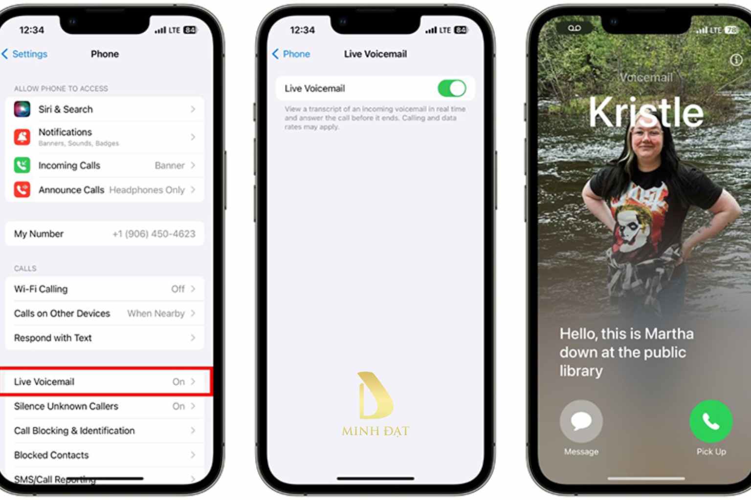Cách bật tính năng "Live Voicemail" mới trên iOS 18