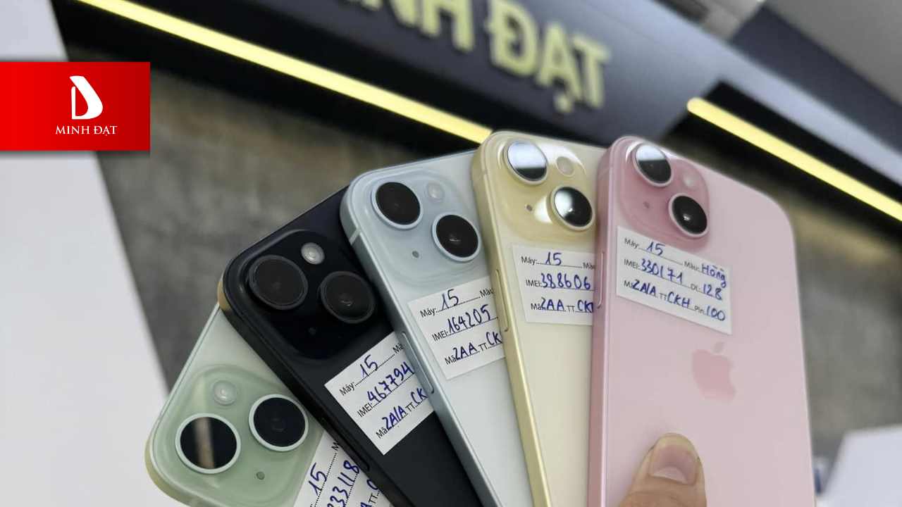 Giá iPhone 15 2025 hiện nay tại Minh Đạt Store
