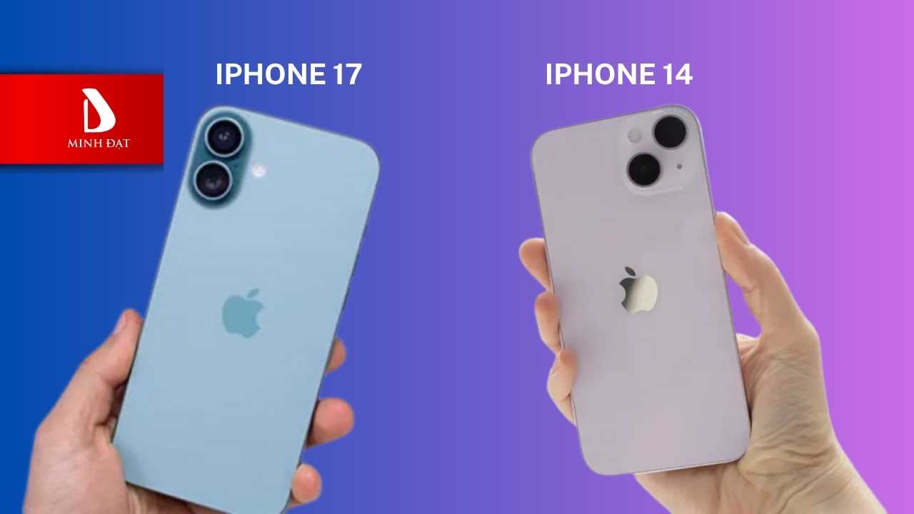 Chi tiết so sánh iPhone 17 với iPhone 14