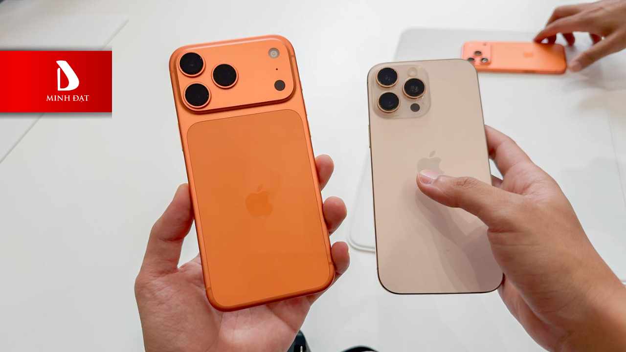 So sánh iPhone 17 Pro Max vs iPhone 16 Pro thiết kế