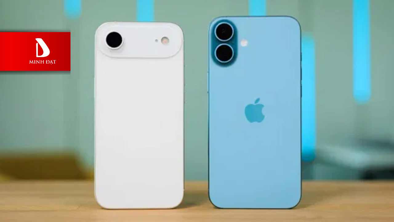 So sánh iPhone 17 Air với iPhone 16 - thiết bị