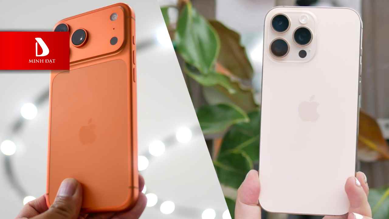 So sánh iPhone 17 Pro với iPhone 16 Pro - thiết kế