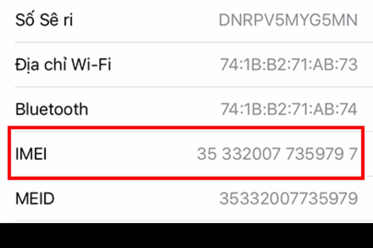 Kiểm tra iPhone Lock hay quốc tế Sử dụng mã IMEI 