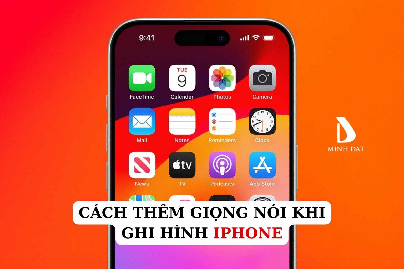 Apple sẽ đưa giọng nói vào phần ghi hình của iPhone