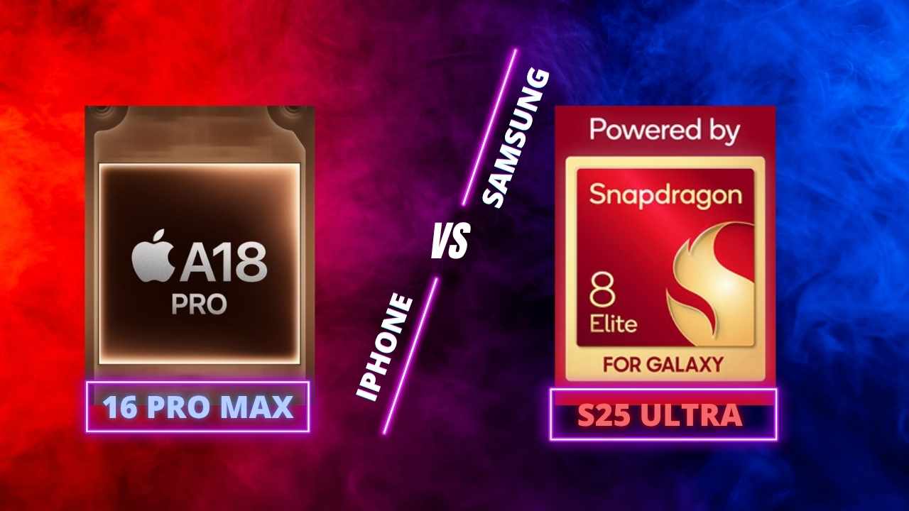 So sánh tổng quan: iPhone 16 Pro Max với S25 Ultra