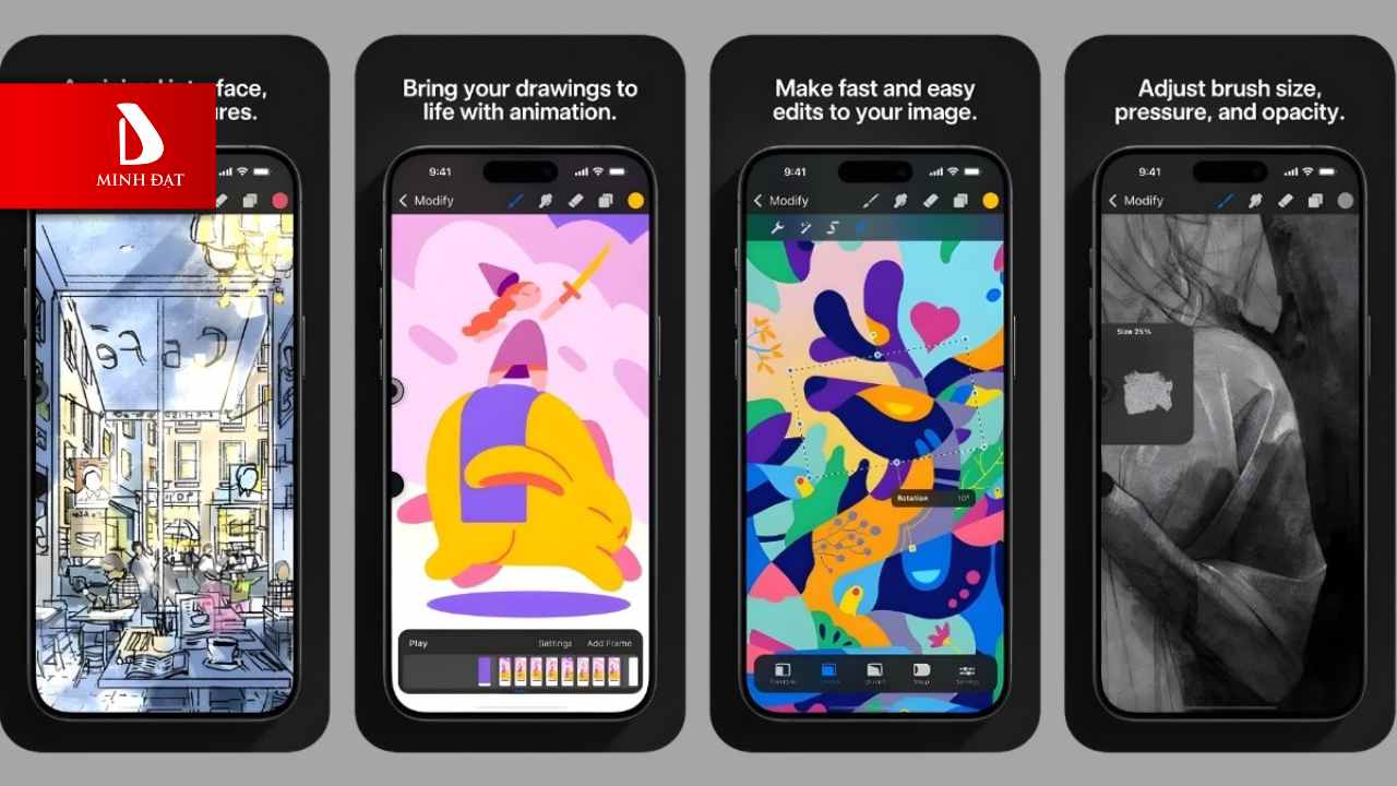 Top 12 ứng dụng vẽ trên iPhone phổ biến nhất hiện nay - Procreate Pocket