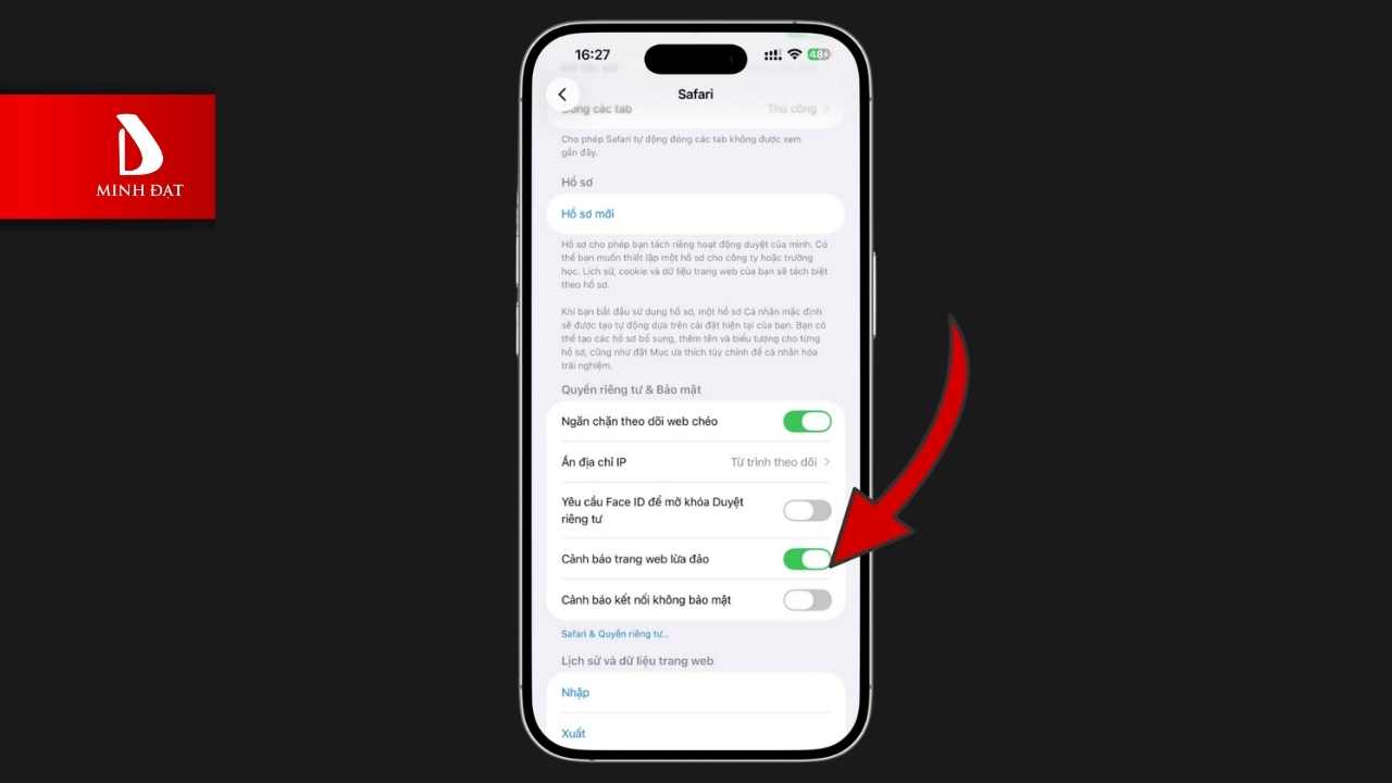 Hướng Dẫn Thiết Lập Safari Để Tạo Bảo Mật Quyền Riêng Tư