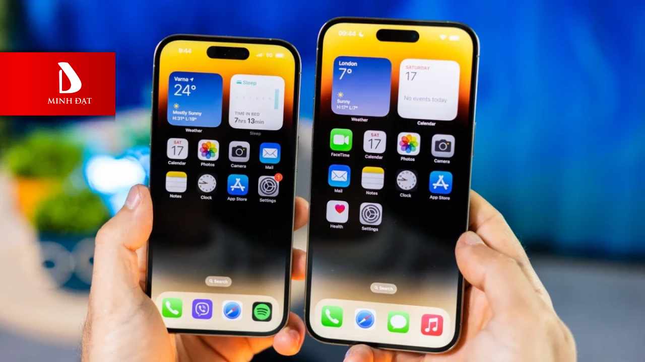 So sánh iPhone 17 Pro Max vs iPhone 16 Pro - màn hình