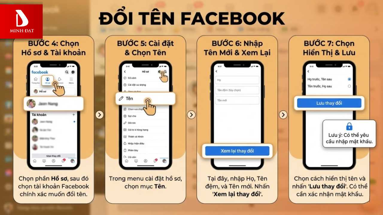Cách Đổi Tên Facebook Trên Điện Thoại (iOS & Android)