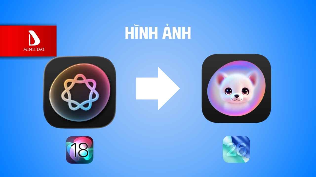 5 Biểu Tượng Mới IOS 26 Khác Biệt So Với IOS 18 - Ảnh