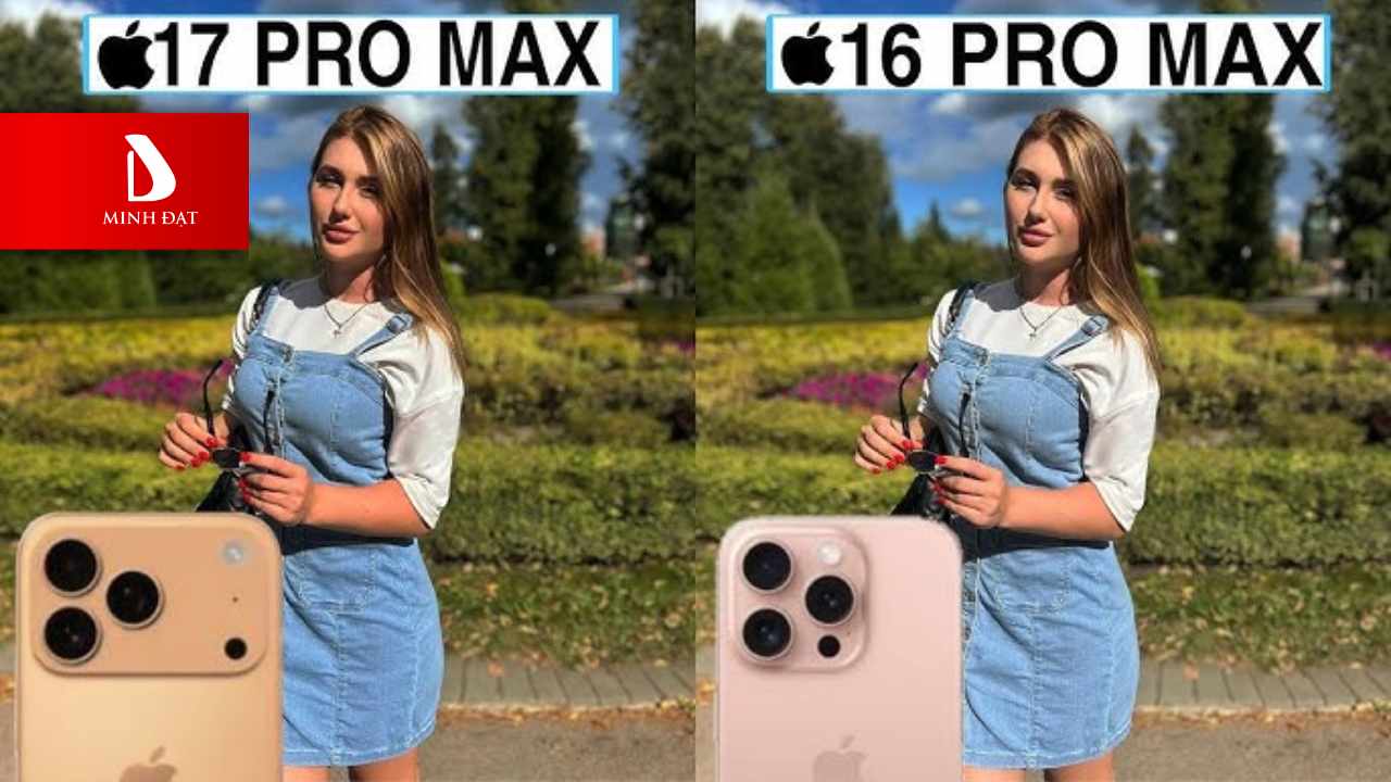 So sánh iPhone 17 Pro Max vs iPhone 16 Pro Camera