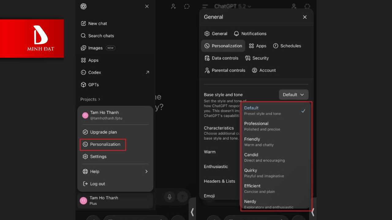Thiết Lập "Cá Tính" Cố Định Bằng Tính Năng Personalization