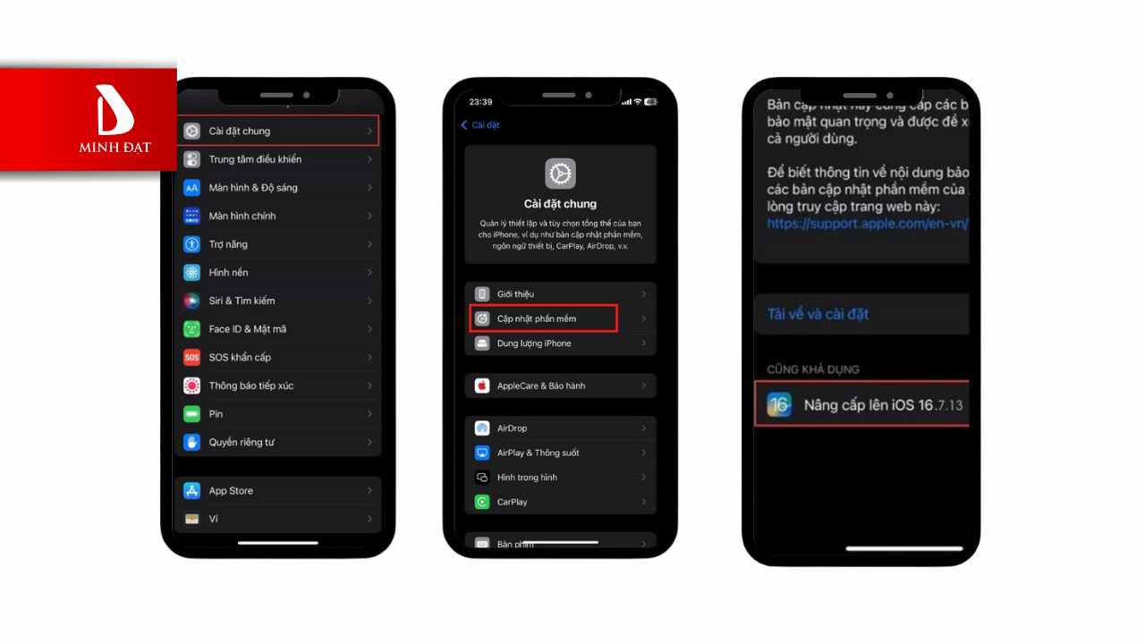 Hướng Dẫn Cách Cập Nhật iOS 16.7.13 Nhanh Nhất