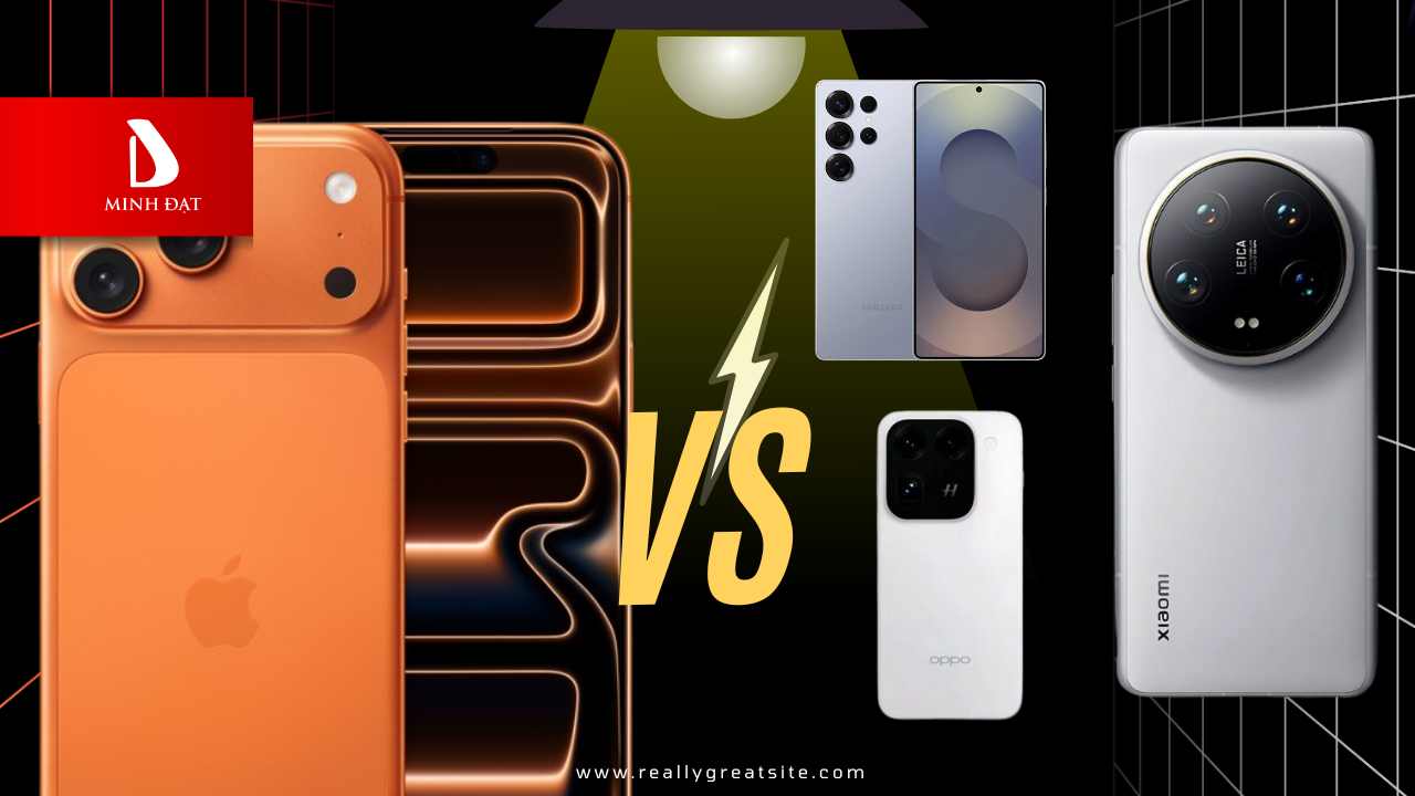 Top 3 sản phẩm sánh ngang với iPhone 17 Pro Max mà bạn chưa biết