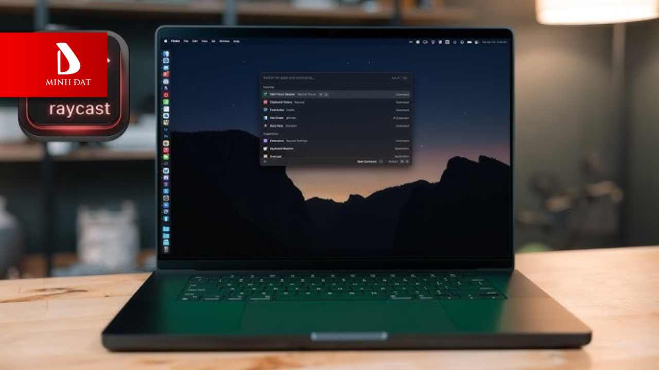Top 5 Ứng Dụng Mà Người Mới Mua MacBook Nên Tải - Raycast 