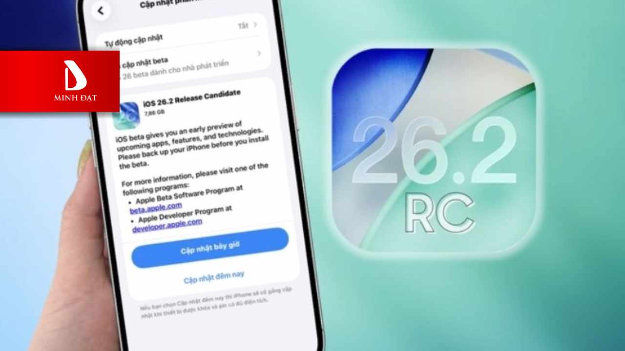 Apple phát hành iOS 26.2 RC cho iPhone có những gì?